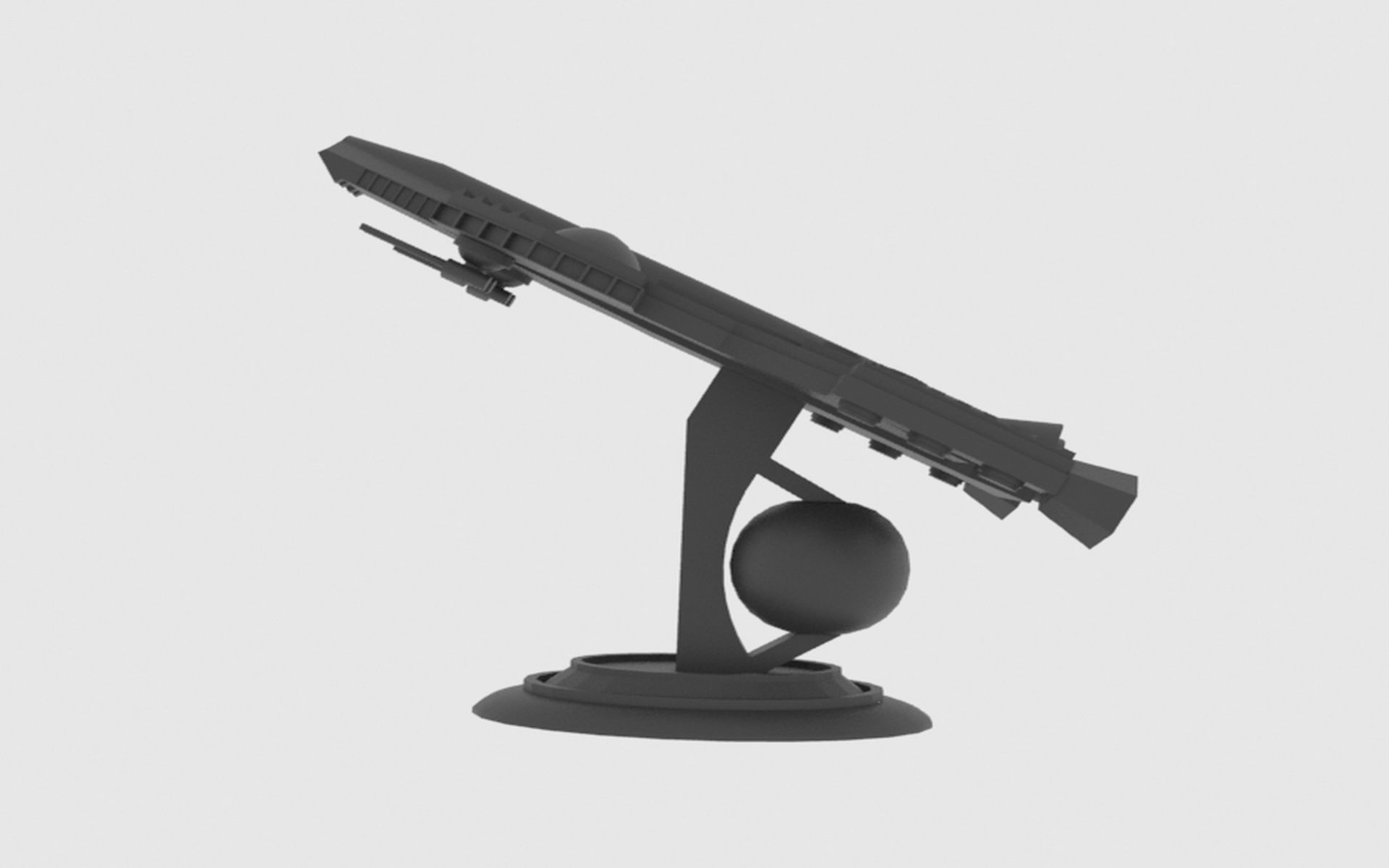 Antonov An Te-900 Spaceship  Low-poly 3D model_20