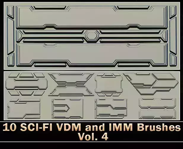 10 SCI-FI VDM and IMM Brushes Vol 4