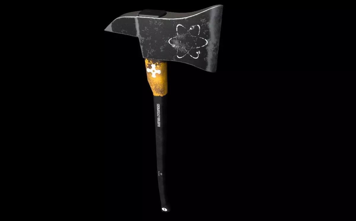 Axes Blade Free low-poly 3D model