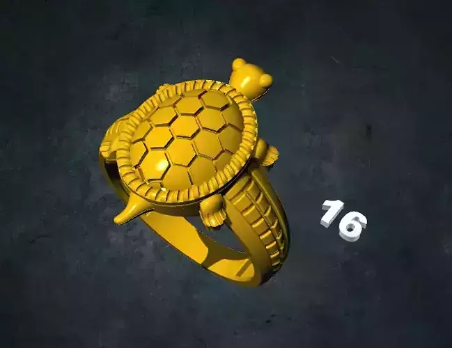 tortois turtle ring