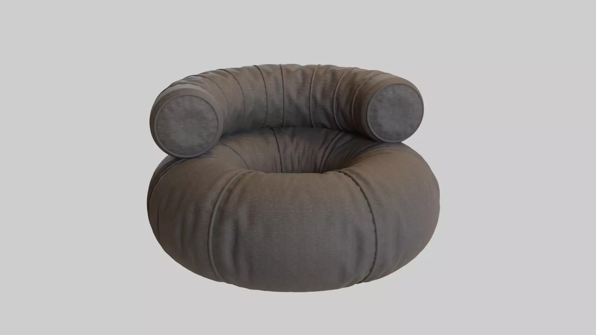 Round Couch seat 3d model 3D model_0