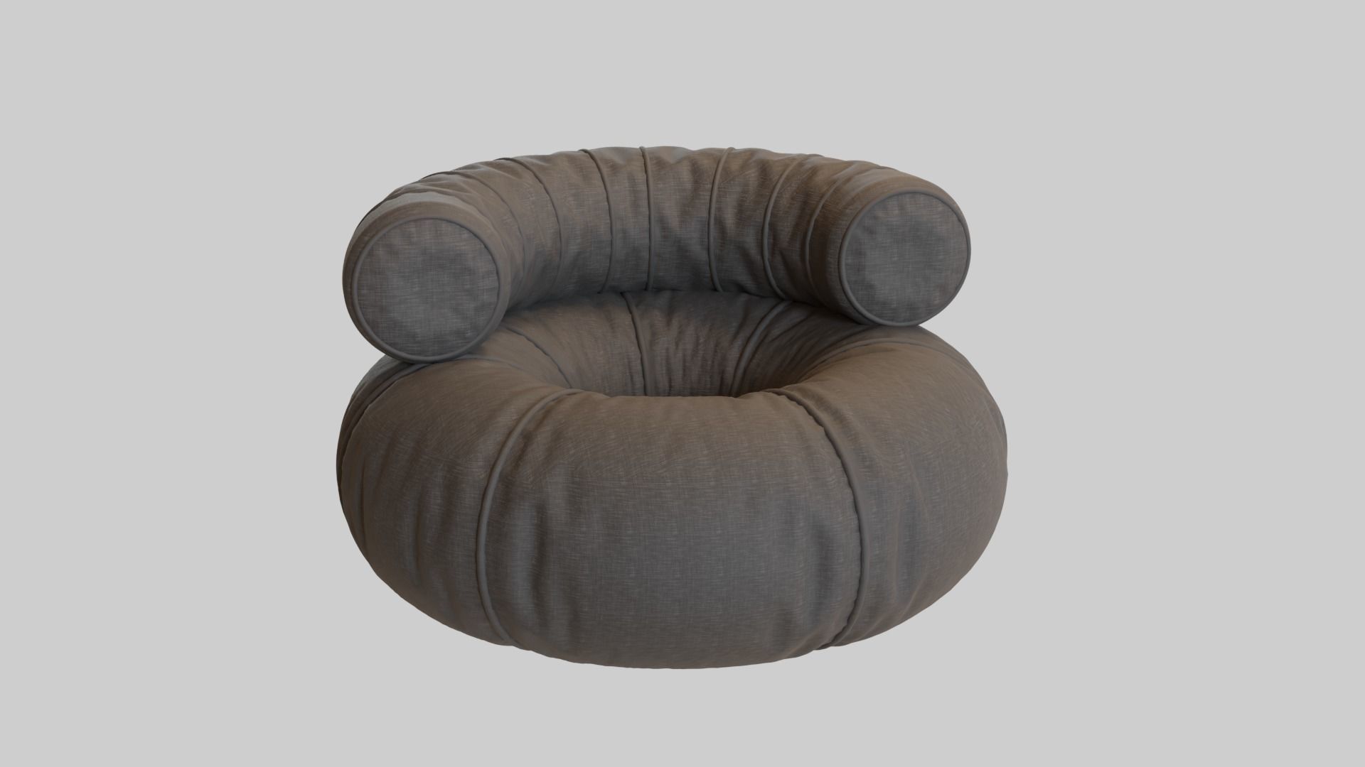 Round Couch seat 3d model 3D model_8
