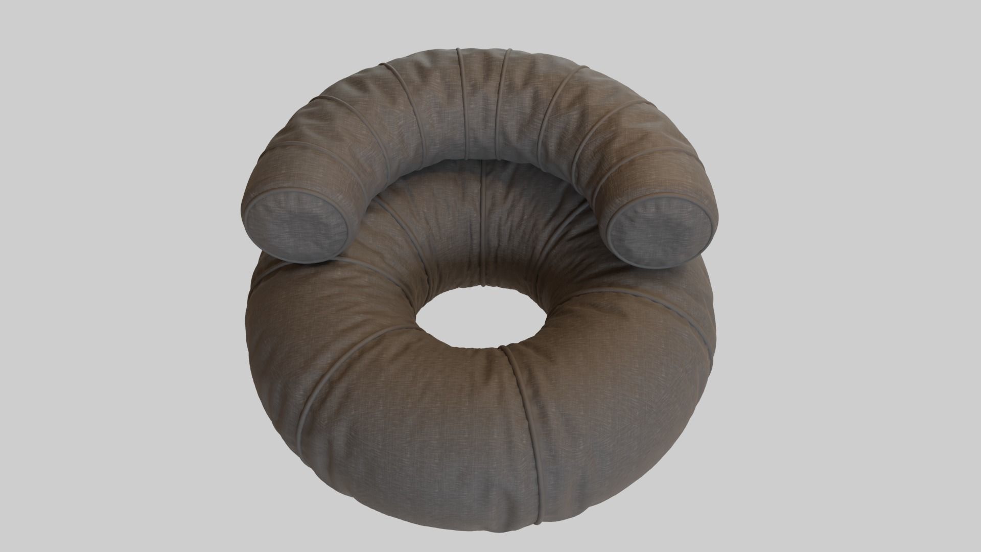 Round Couch seat 3d model 3D model_2
