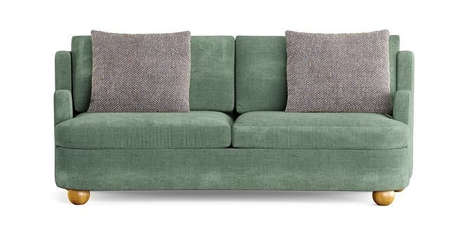 Two Seat Sister Sofa 3D model 6