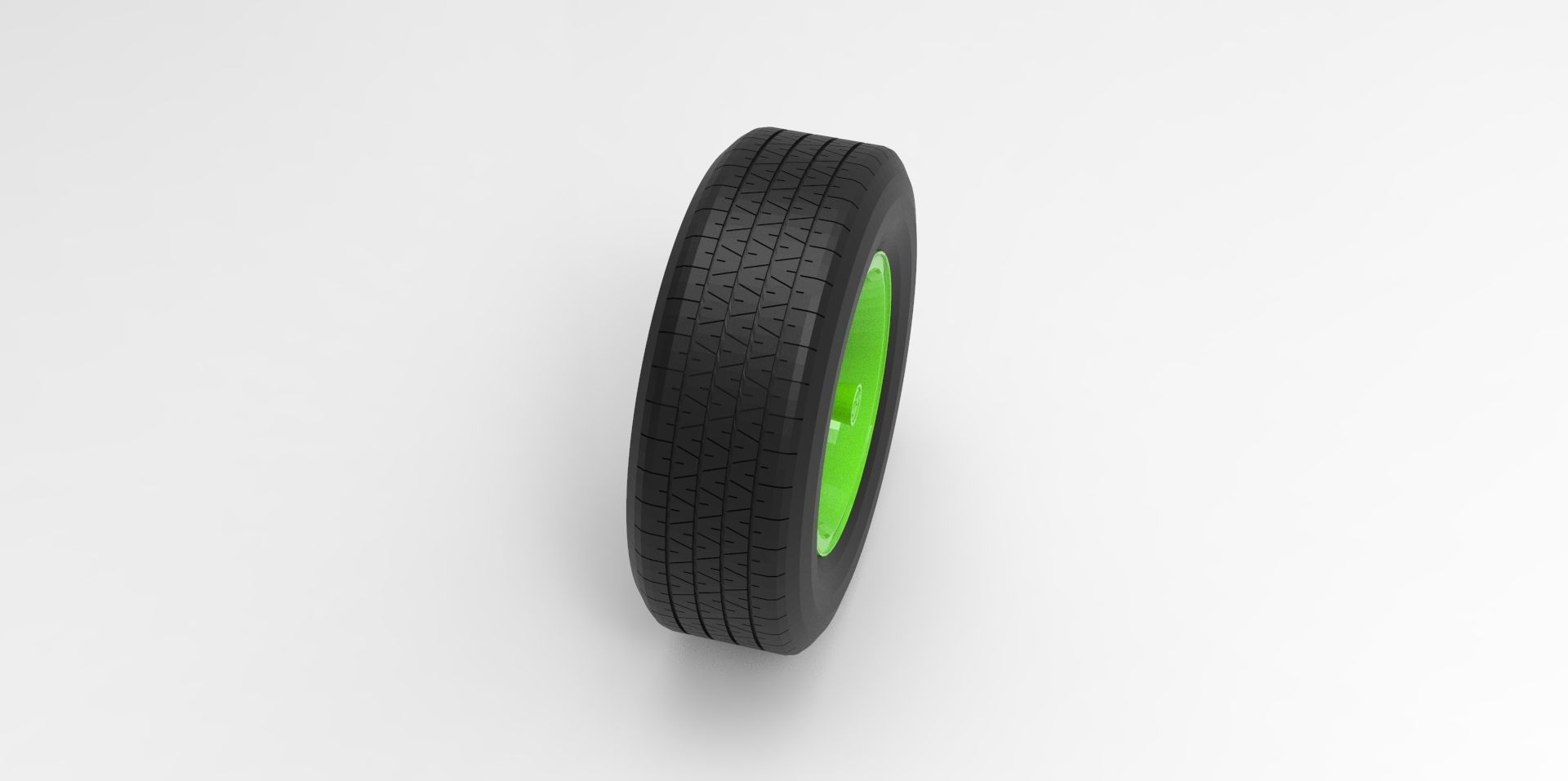 STL printable CLASSIC WHEELS Tire and Rim 3D print model_2