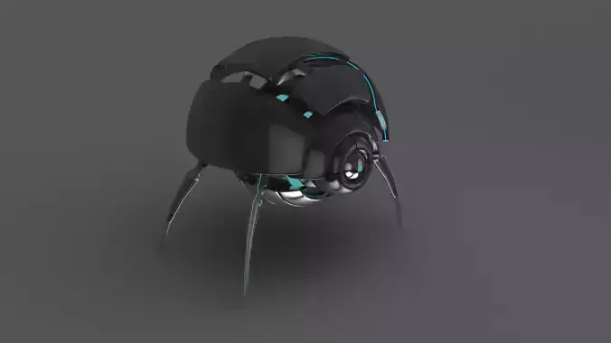 Spider Insect Robot  - 3D model