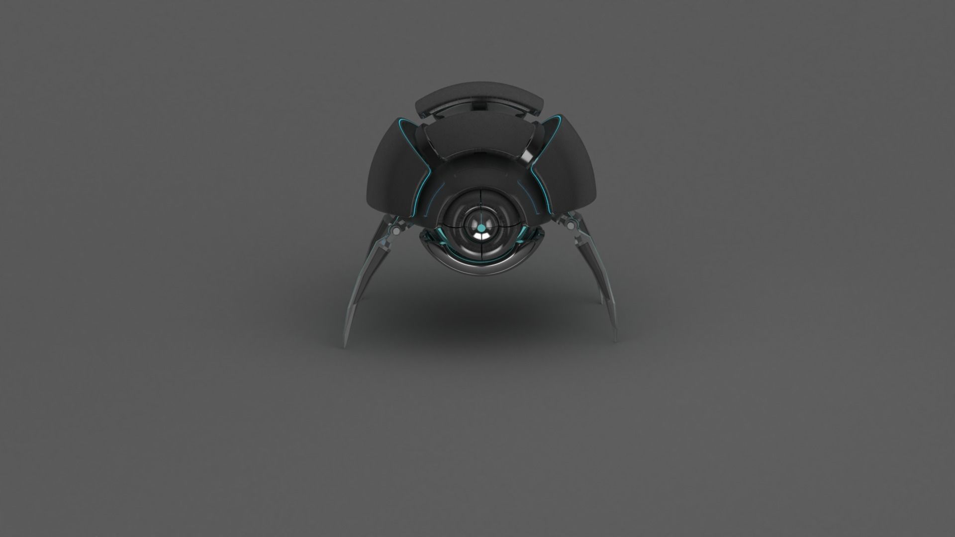 Spider Insect Robot  - 3D model Low-poly 3D model_1