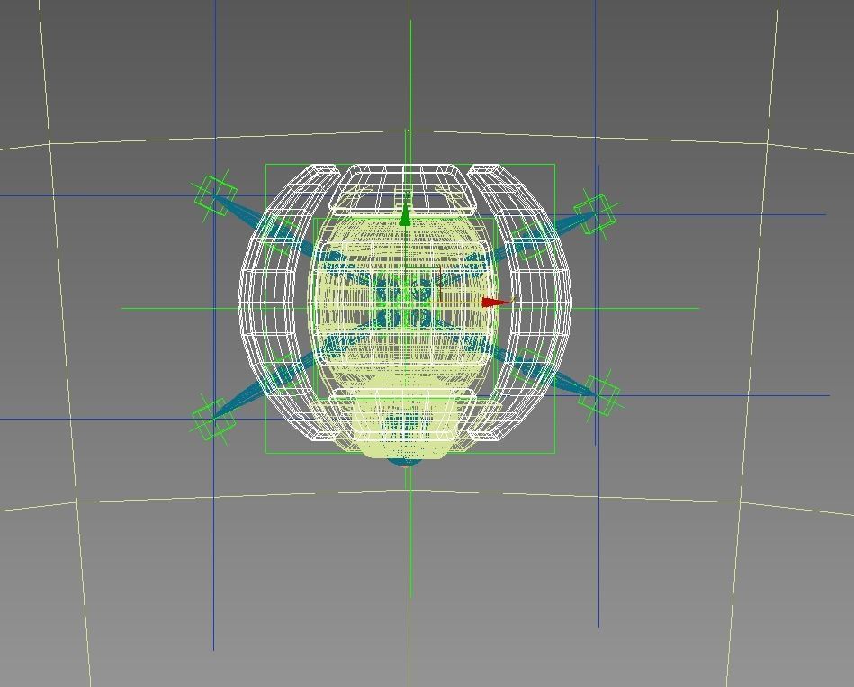 Spider Insect Robot  - 3D model Low-poly 3D model_10