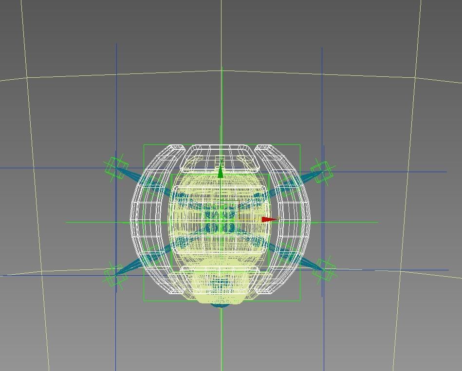 Spider Insect Robot  - 3D model Low-poly 3D model_12