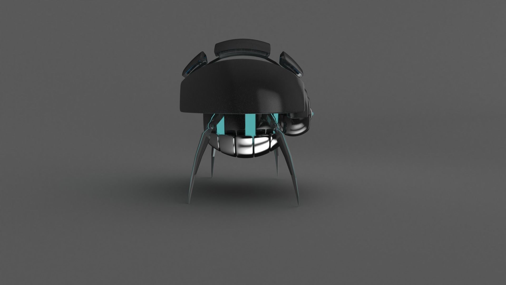 Spider Insect Robot  - 3D model Low-poly 3D model_3