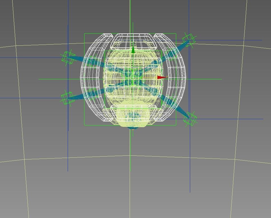 Spider Insect Robot  - 3D model Low-poly 3D model_9