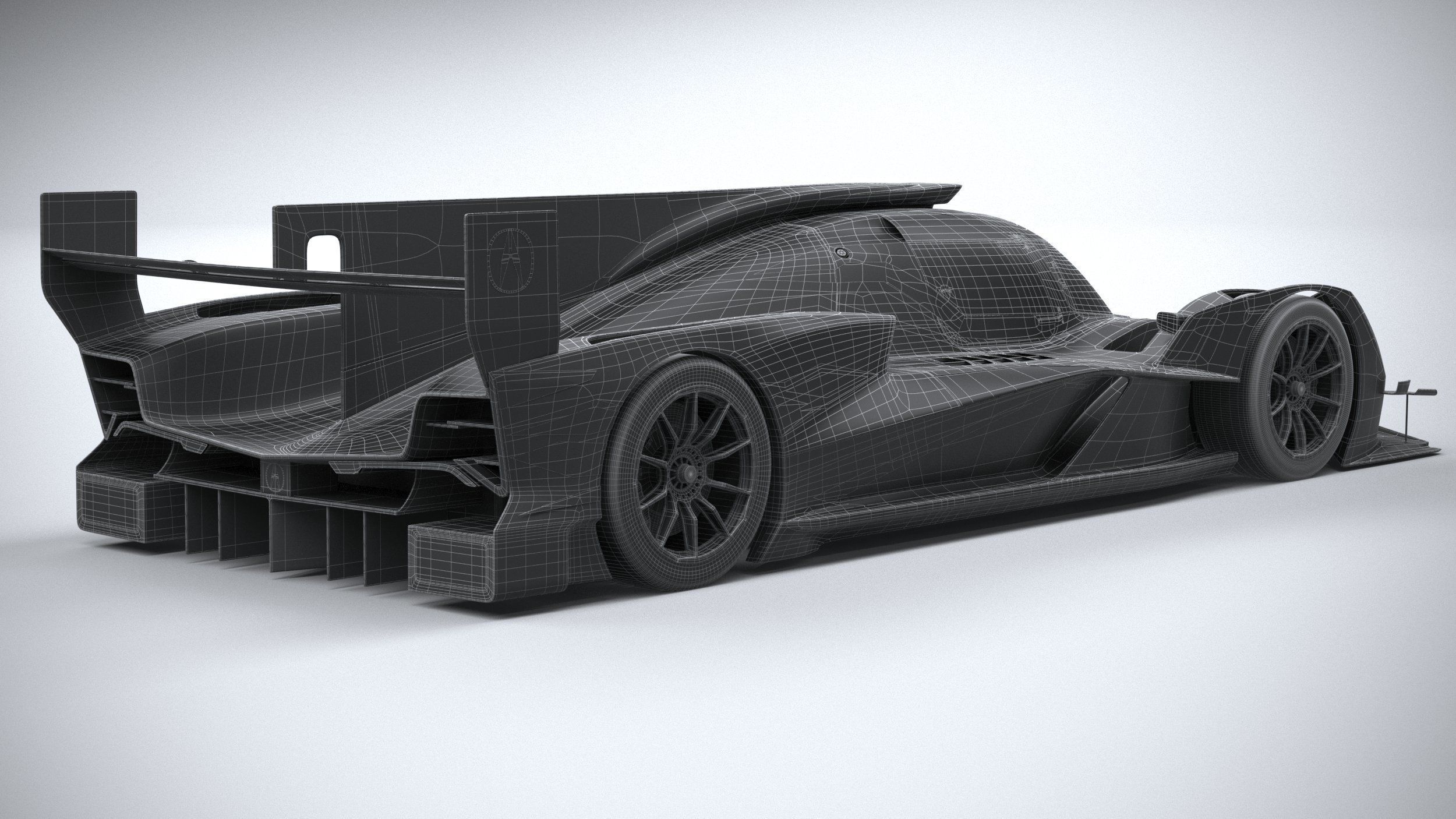 Acura ARX-06 Racecar 2023 3D model_29