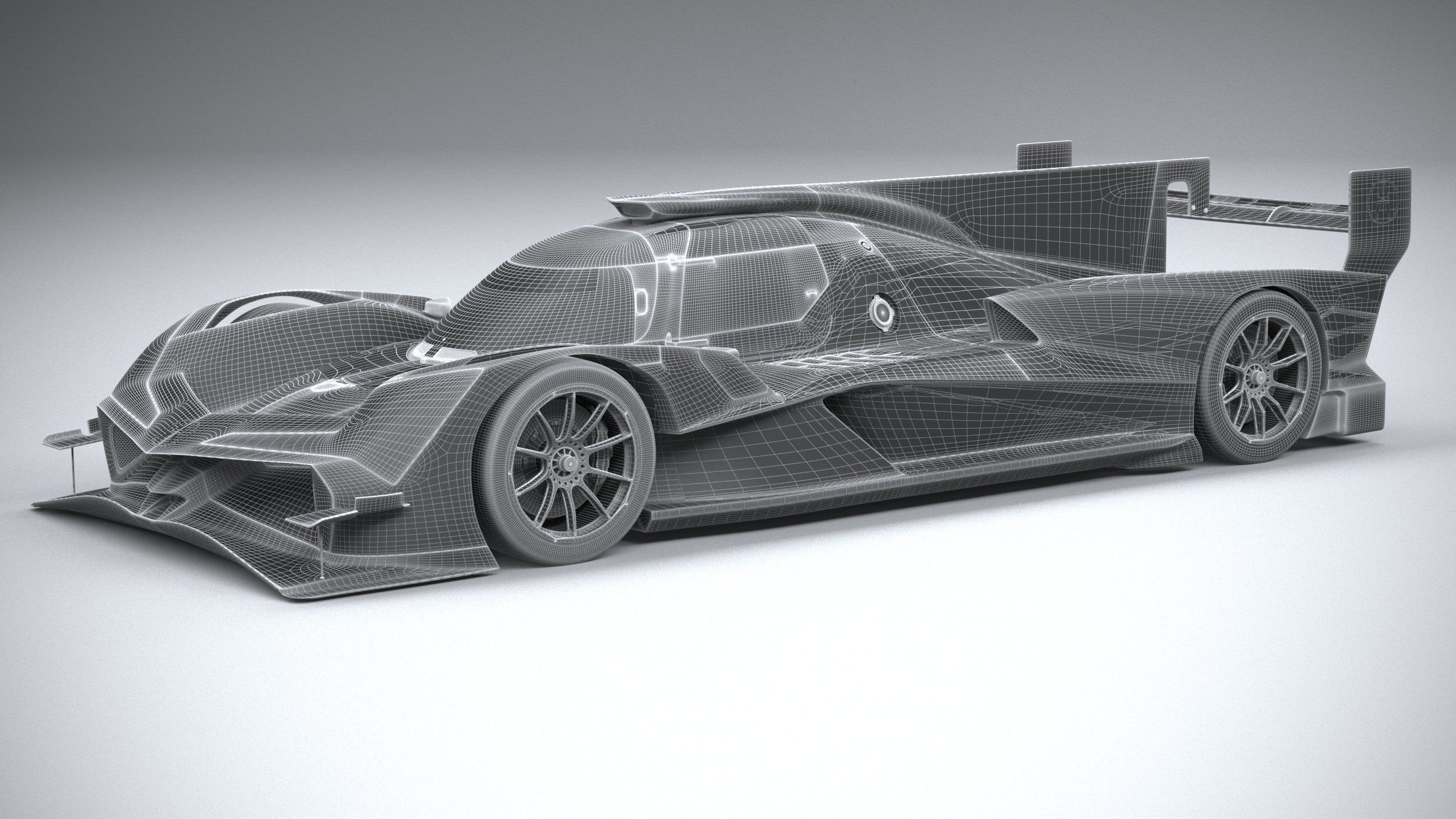 Acura ARX-06 Racecar 2023 3D model_26
