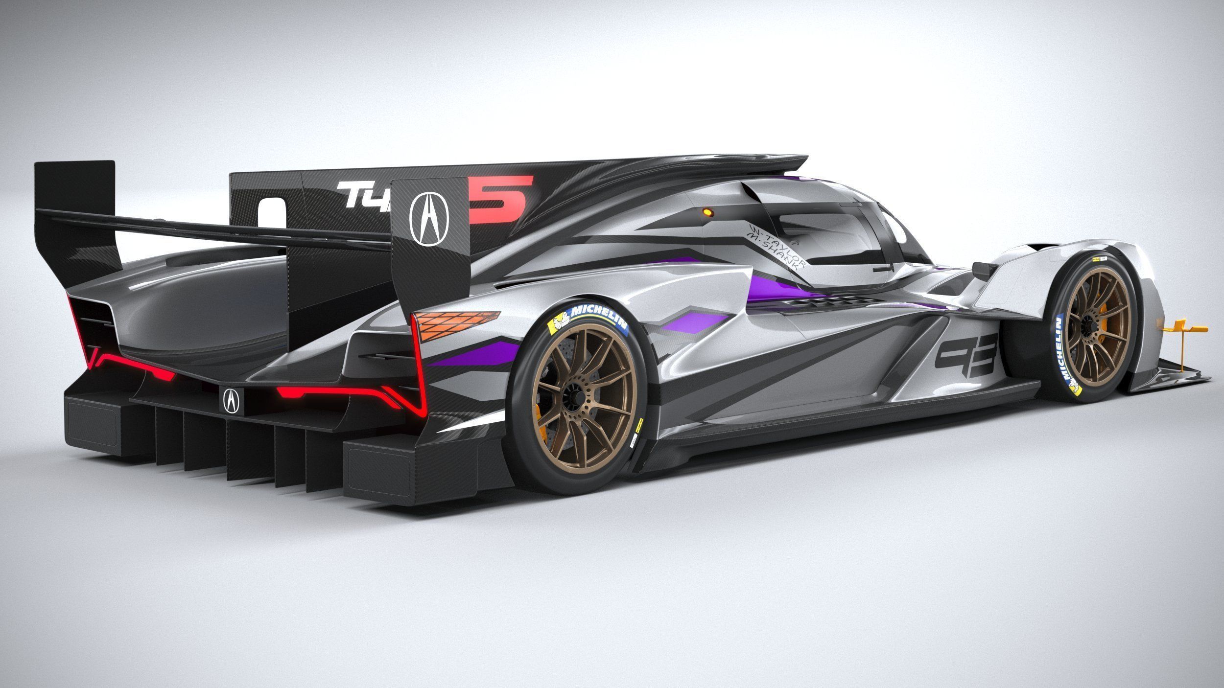 Acura ARX-06 Racecar 2023 3D model_17