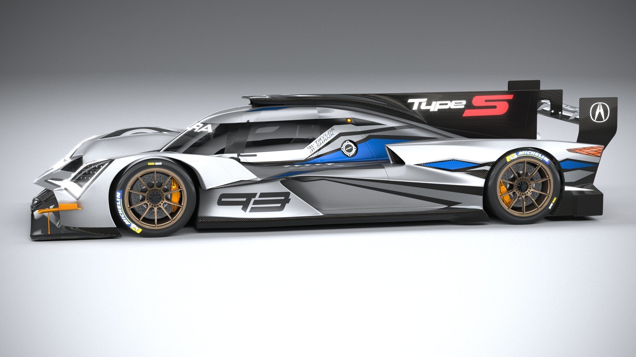 Acura ARX-06 Racecar 2023 3D model_8