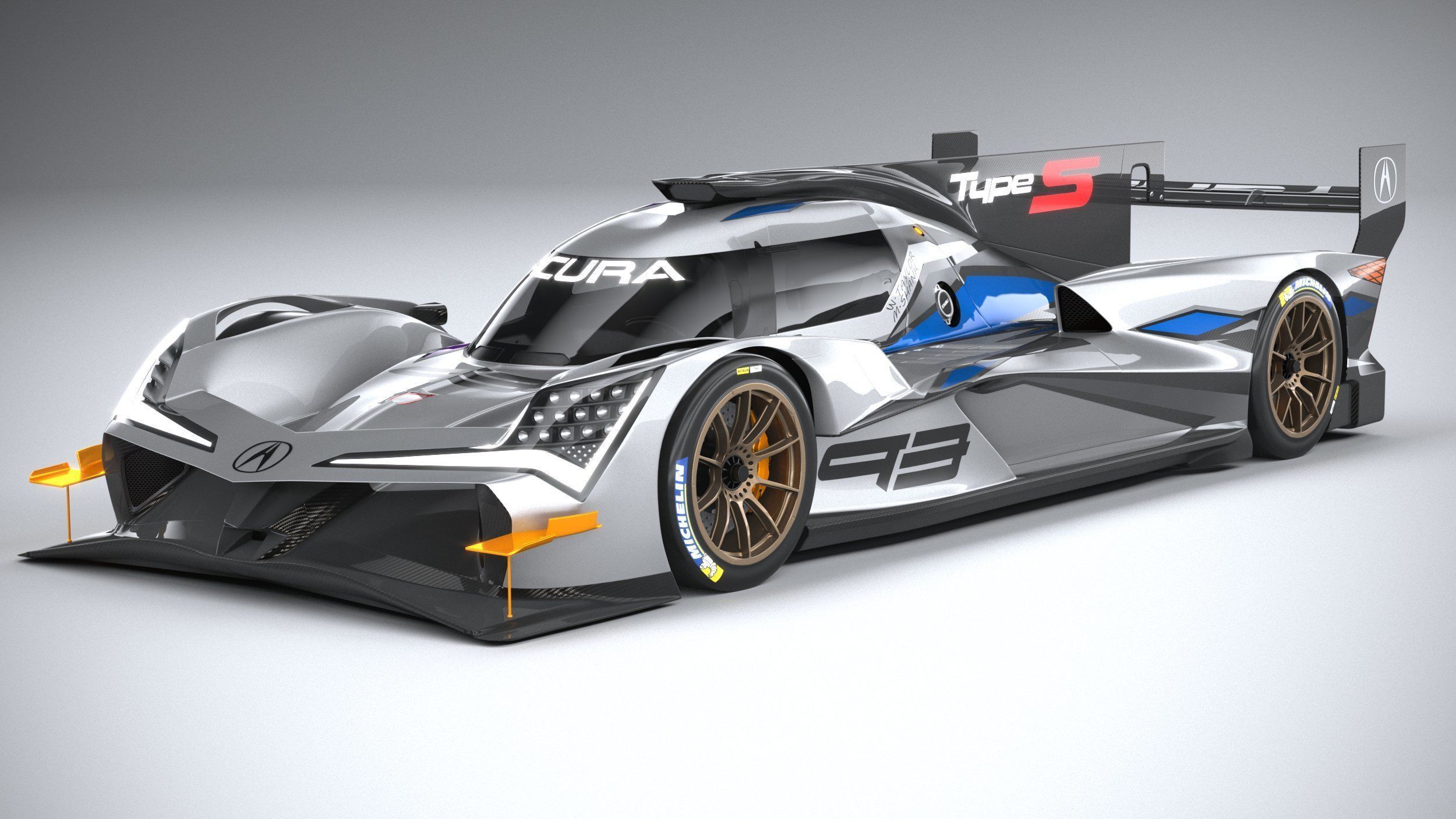 Acura ARX-06 Racecar 2023 3D model_1