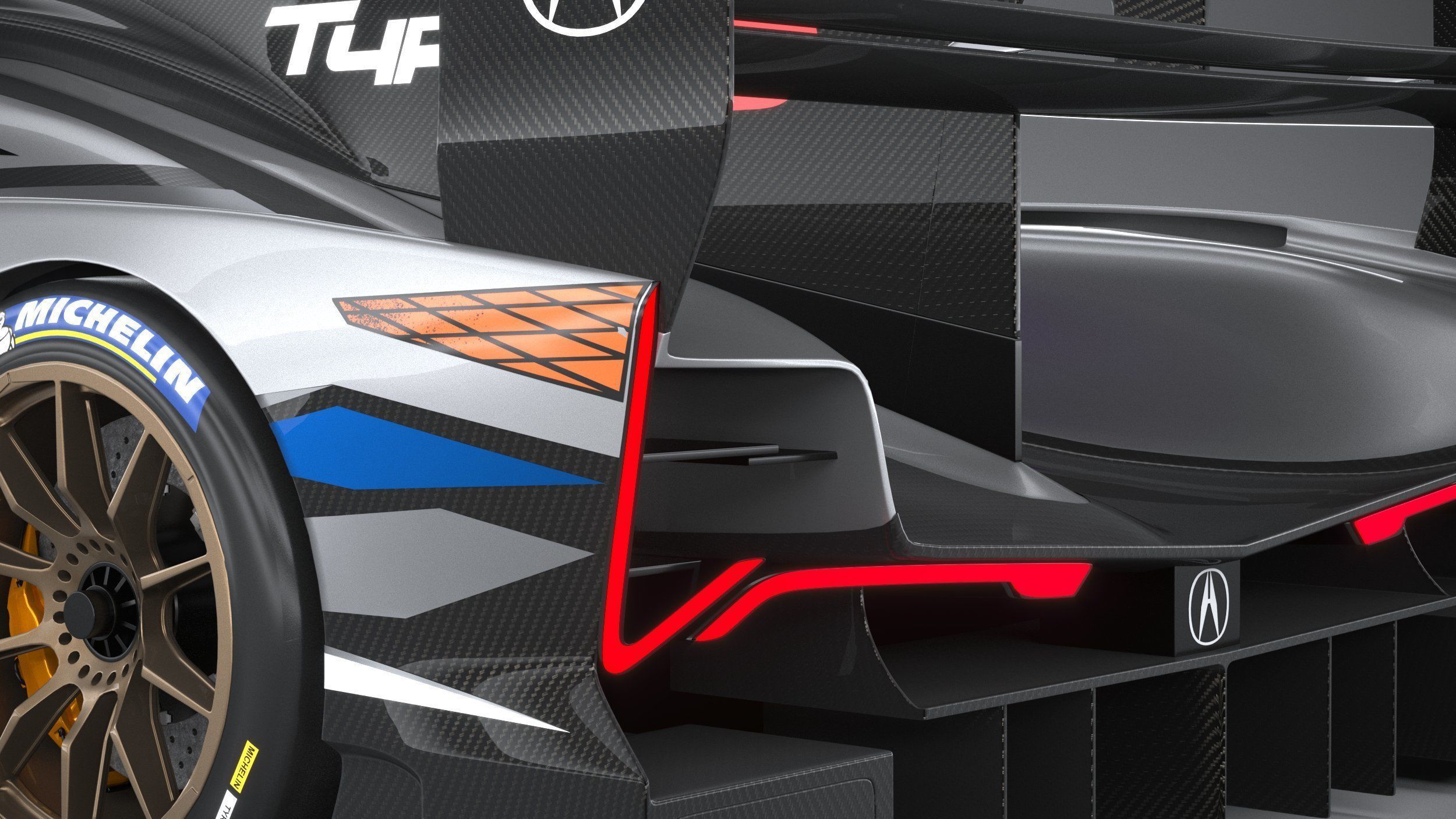 Acura ARX-06 Racecar 2023 3D model_15