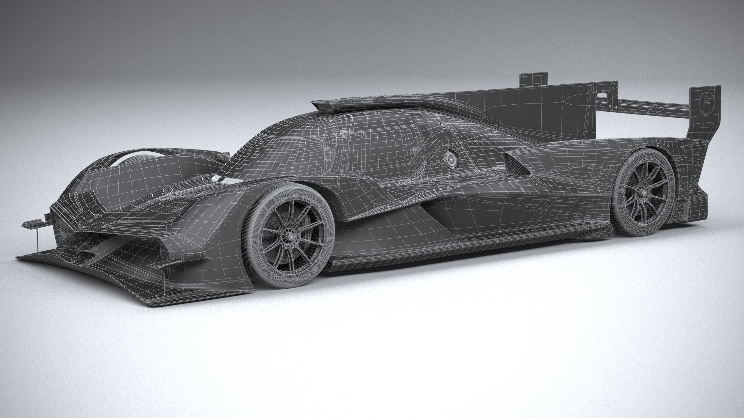 Acura ARX-06 Racecar 2023 3D model_28
