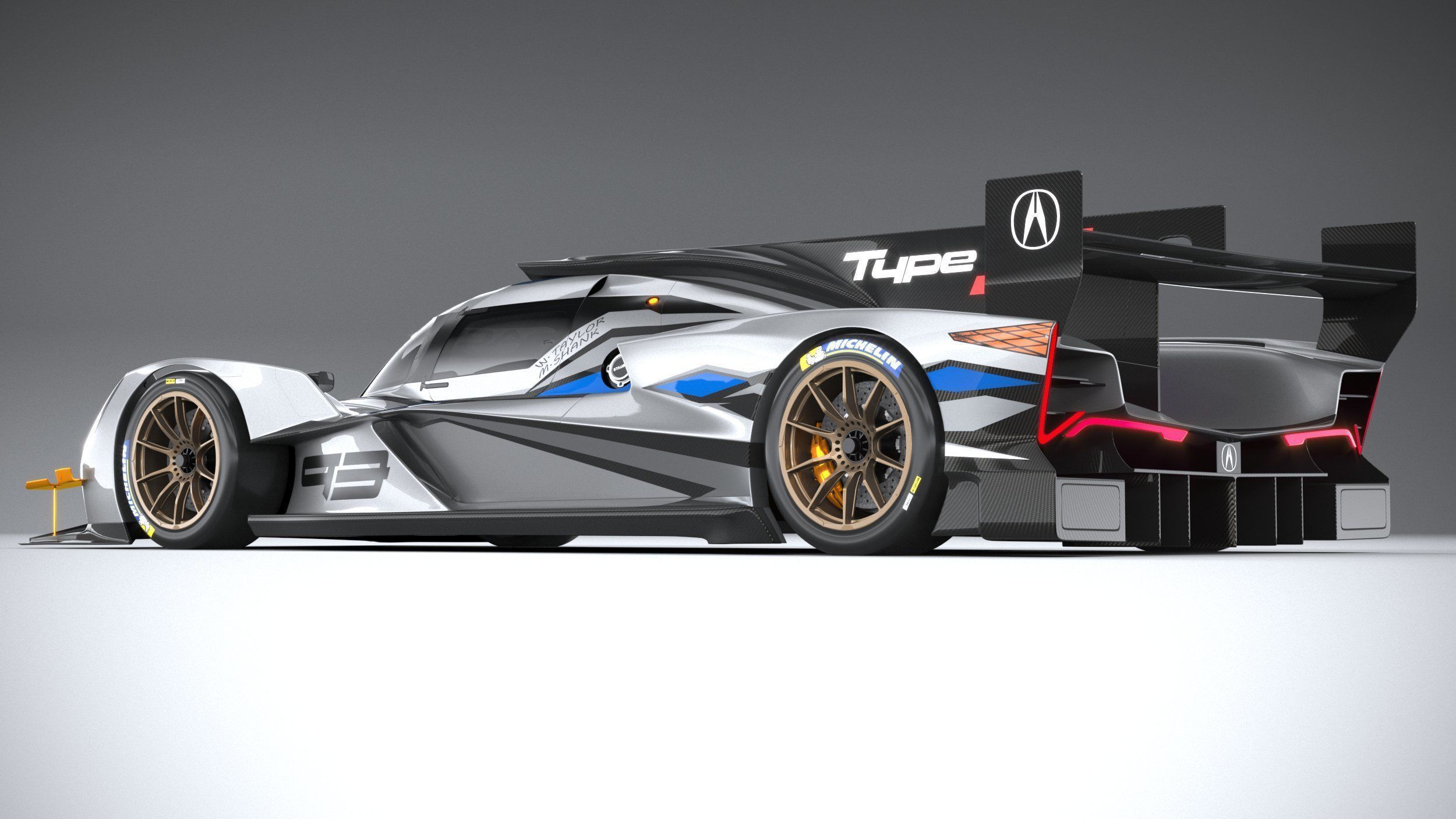 Acura ARX-06 Racecar 2023 3D model_5