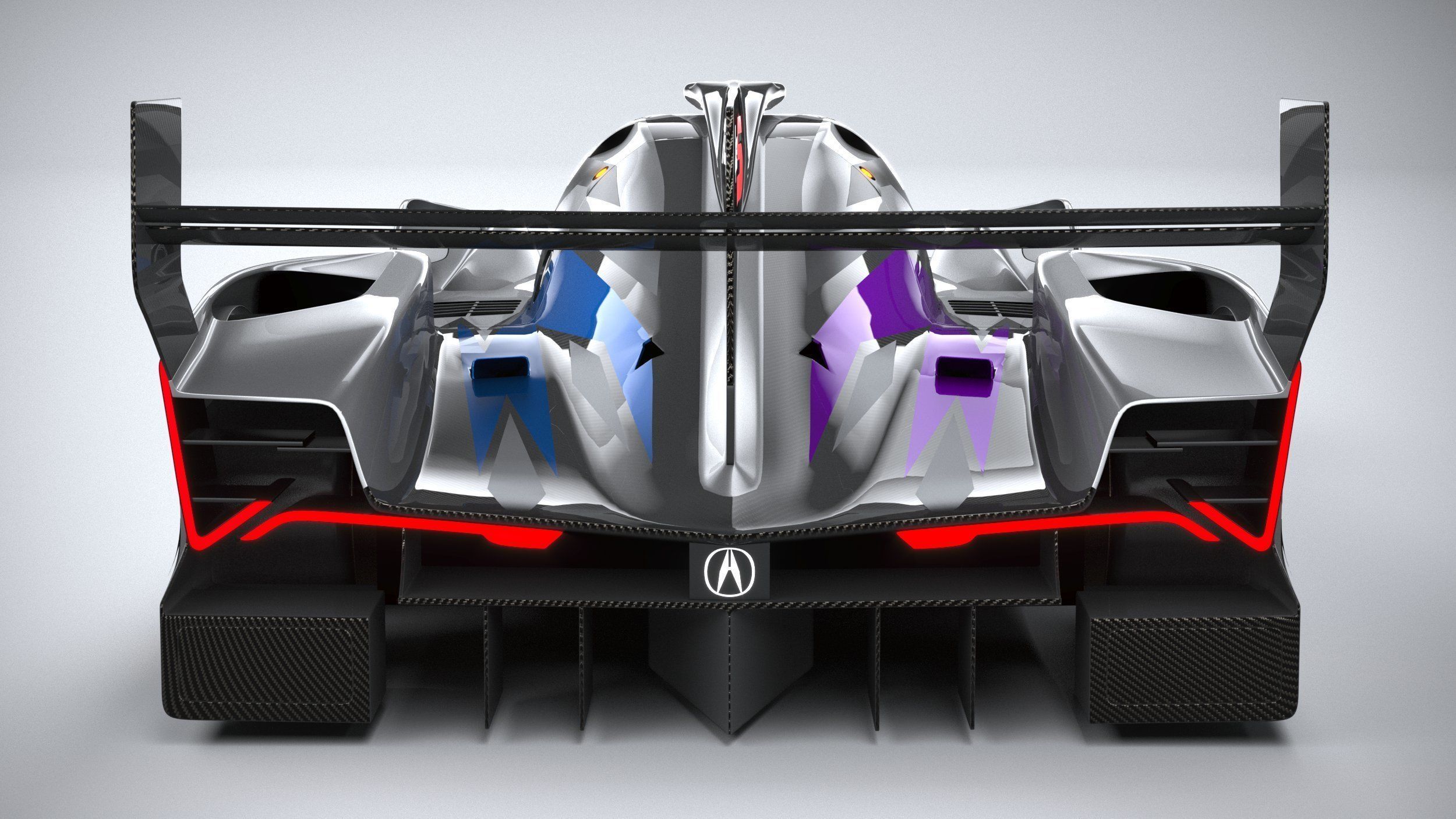 Acura ARX-06 Racecar 2023 3D model_4