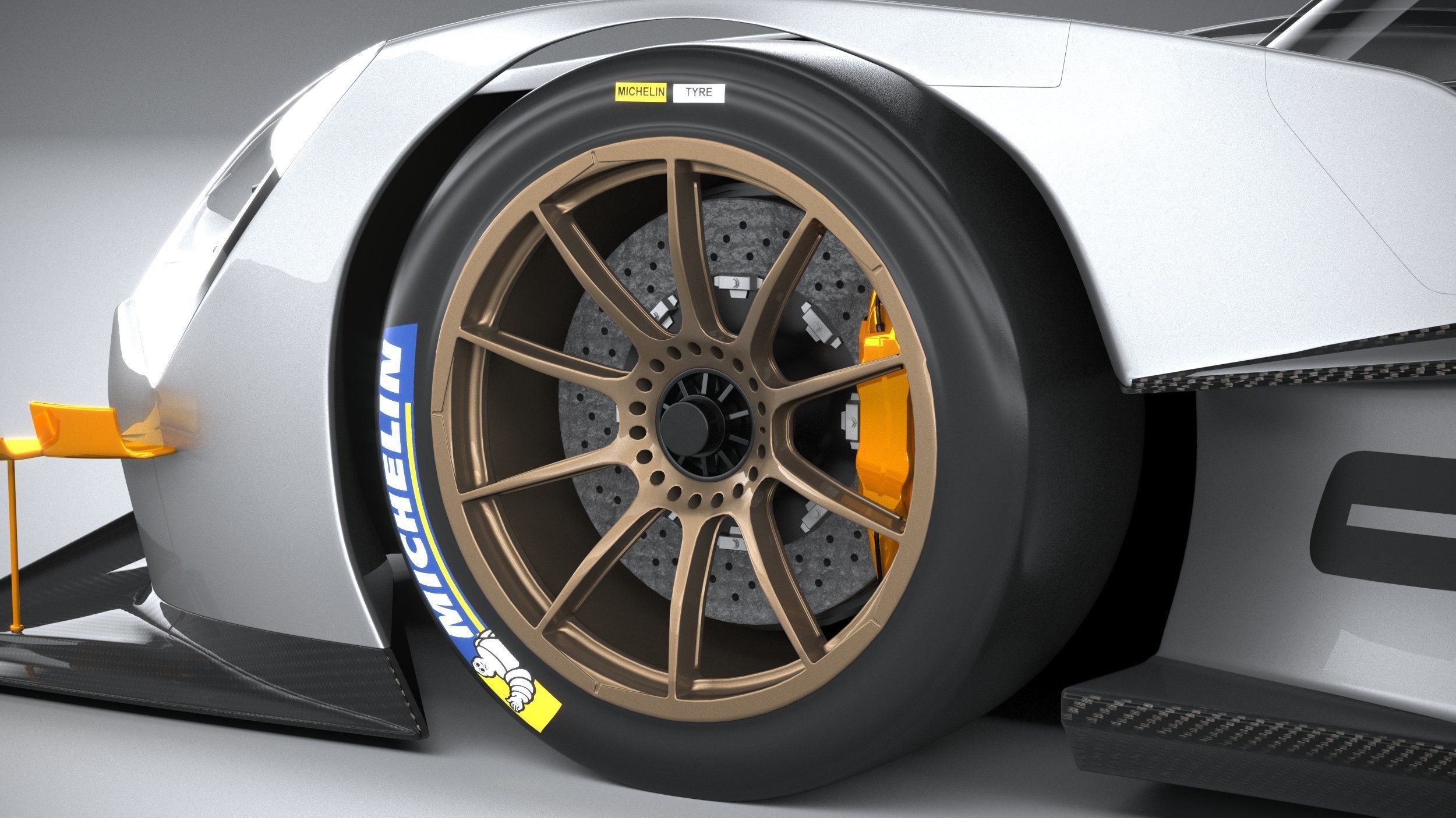 Acura ARX-06 Racecar 2023 3D model_16