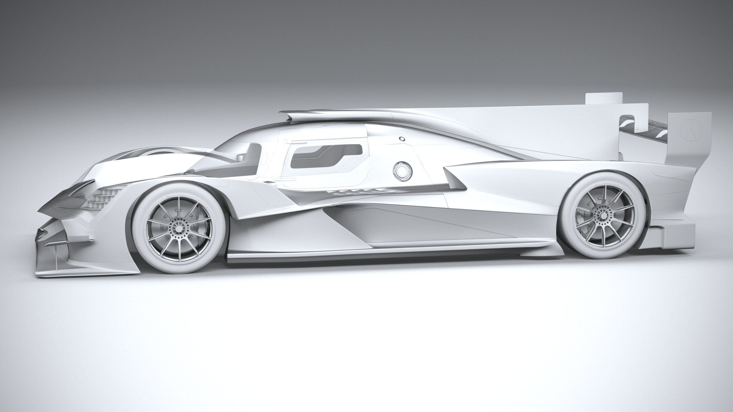 Acura ARX-06 Racecar 2023 3D model_22