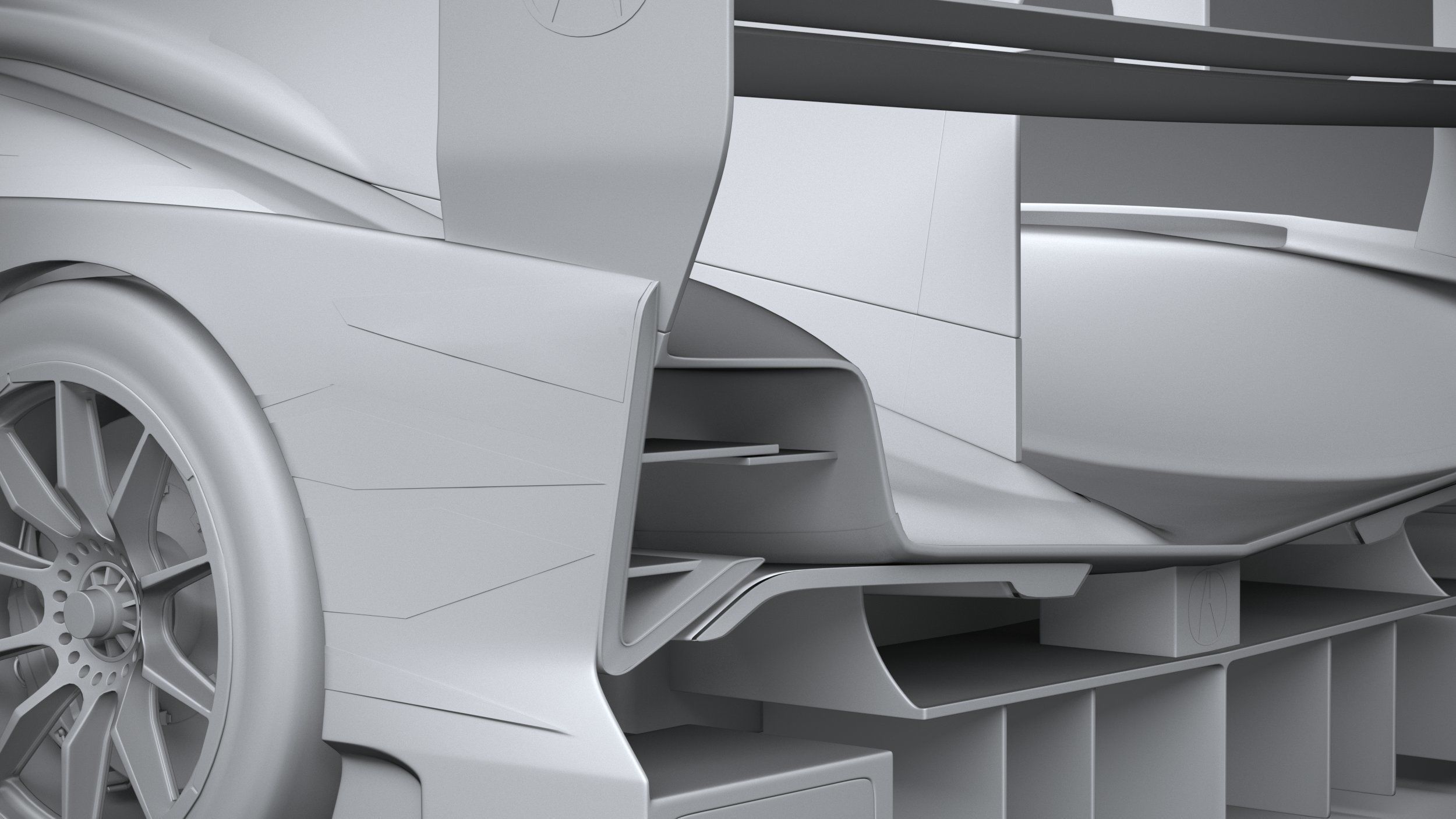 Acura ARX-06 Racecar 2023 3D model_24