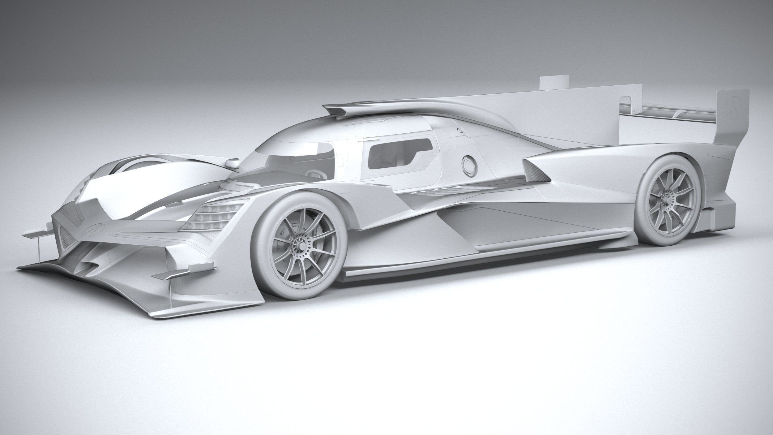 Acura ARX-06 Racecar 2023 3D model_19