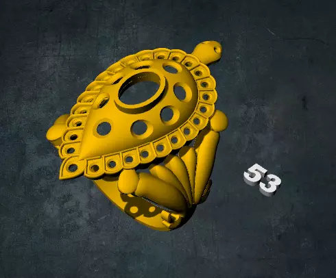 tortois toy with hole in it 3D print model_0