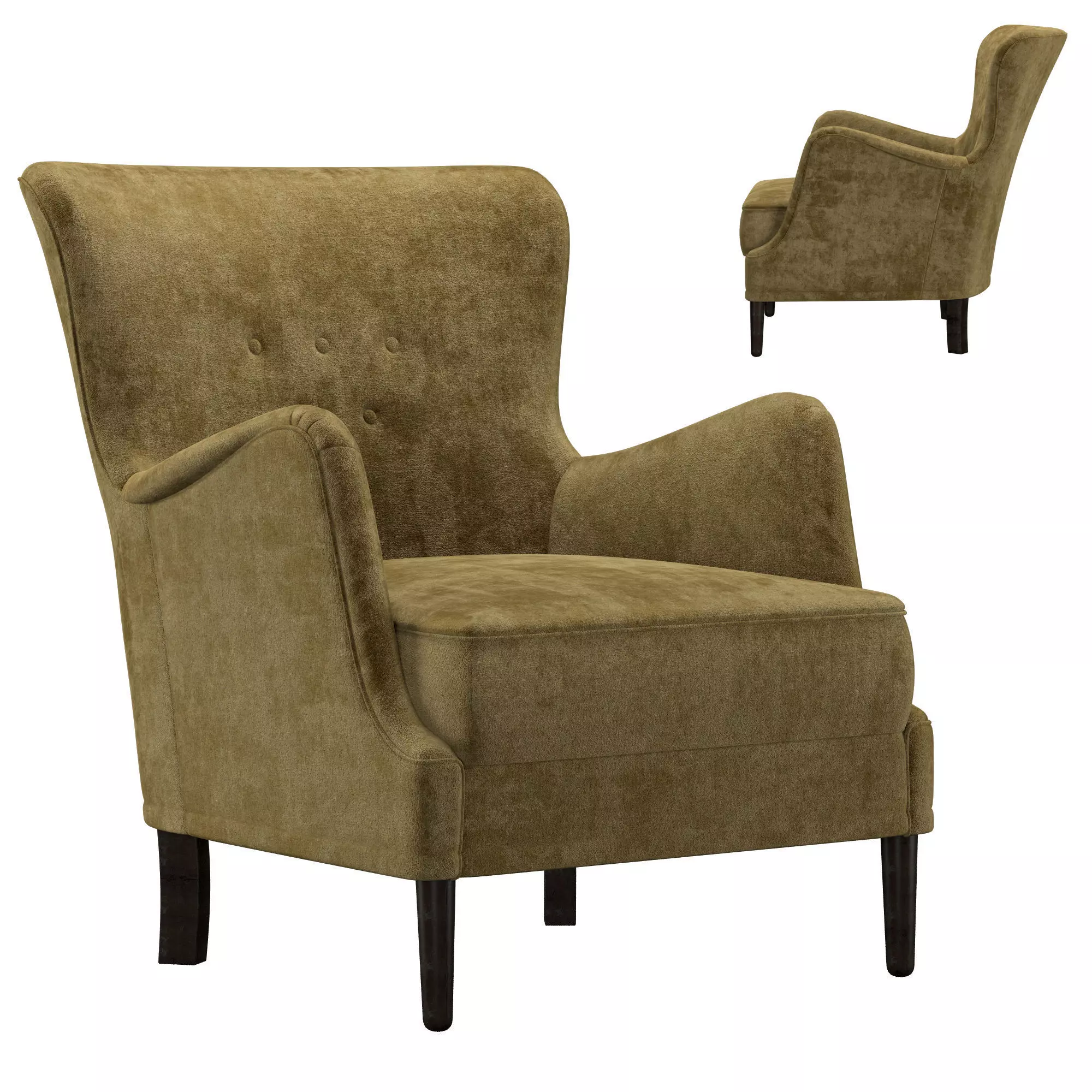 A Danish Armchair 3D model