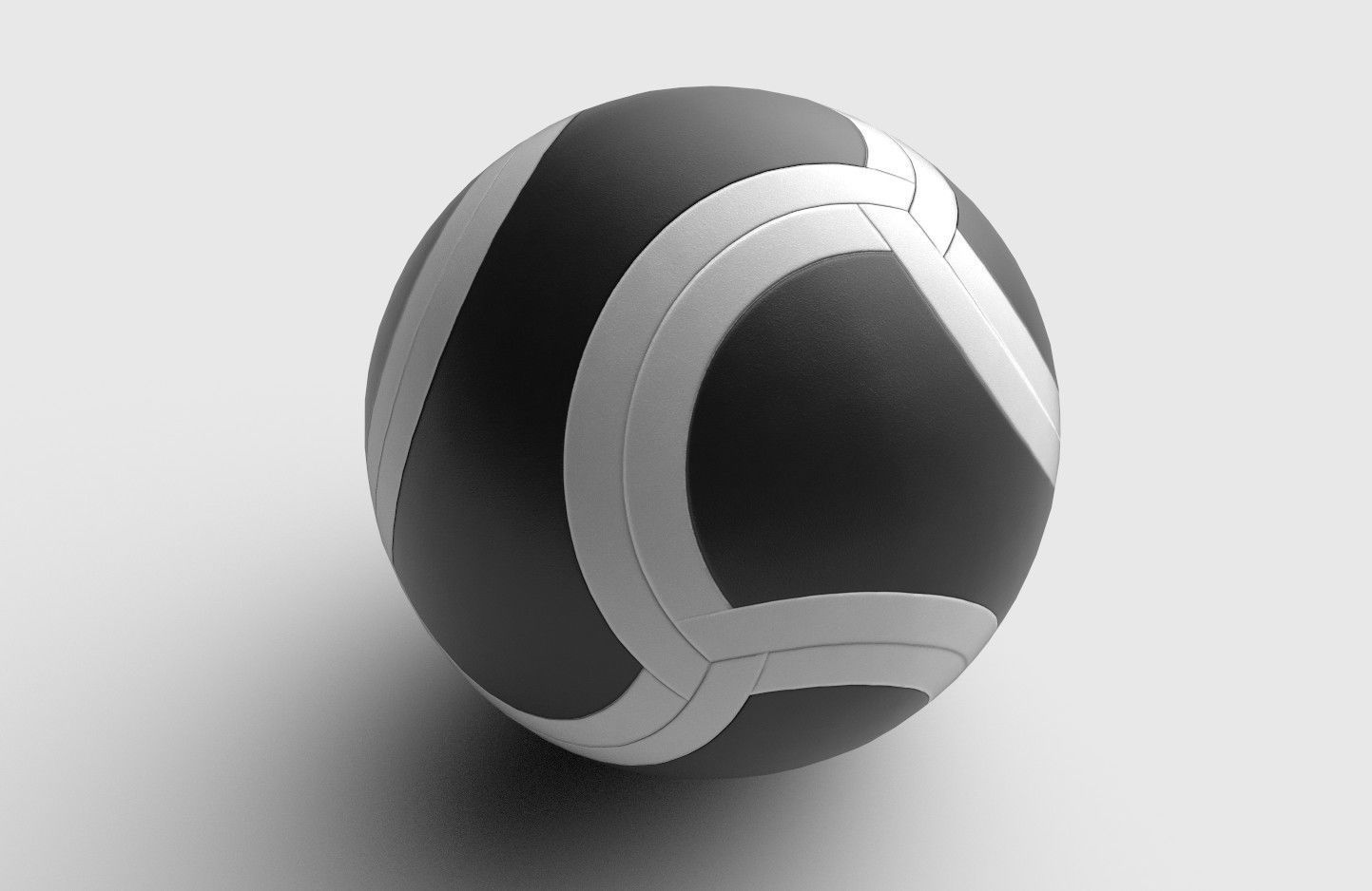 Soccer Ball M01 Low-poly 3D model_8