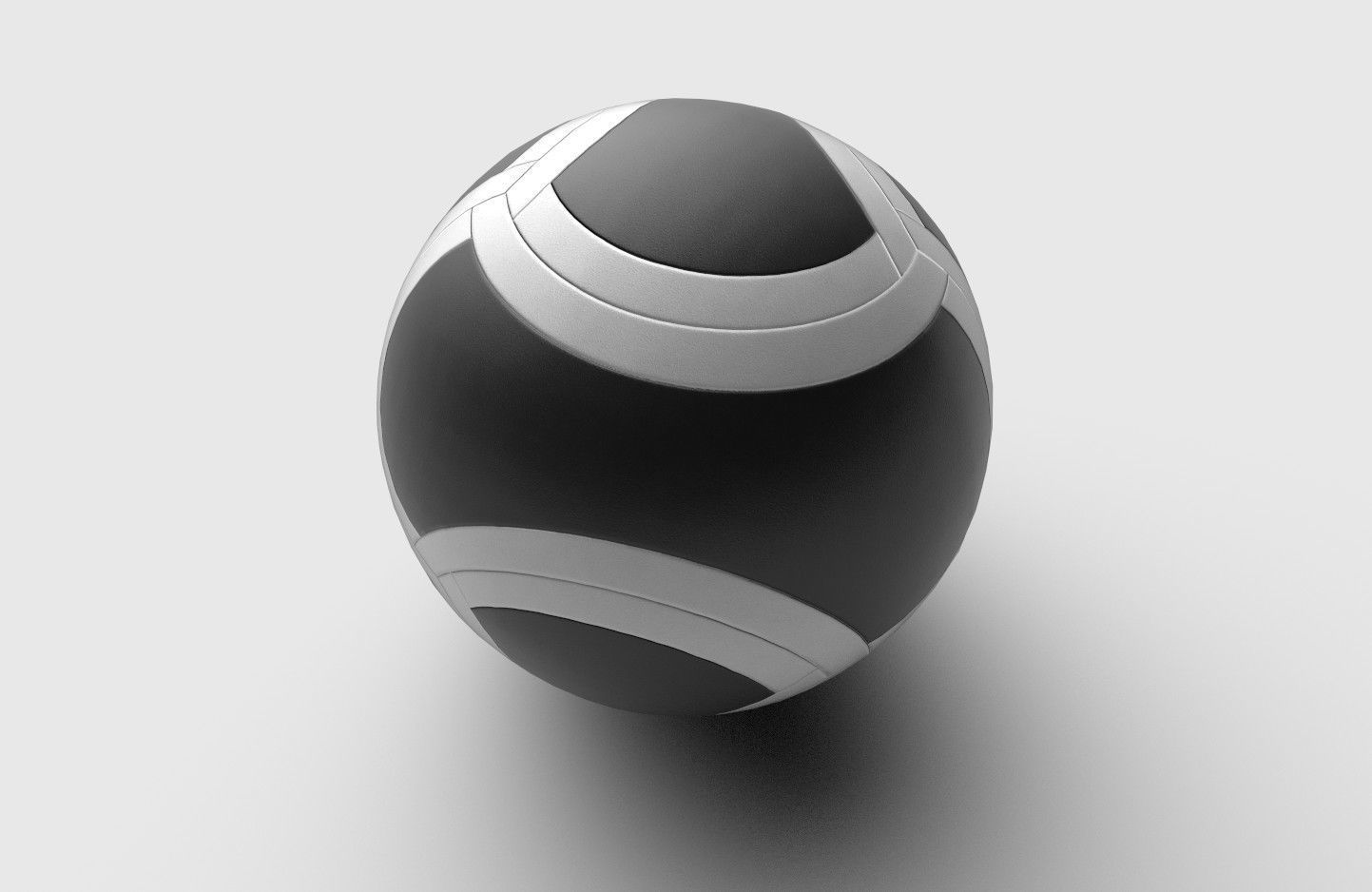 Soccer Ball M01 Low-poly 3D model_3