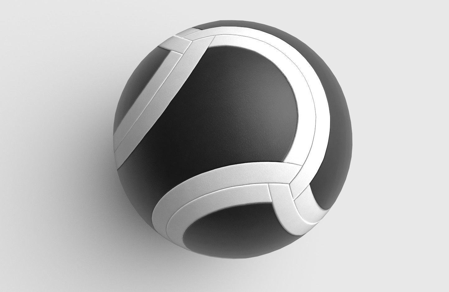 Soccer Ball M01 Low-poly 3D model_9