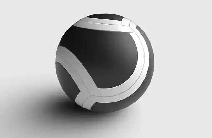 Soccer Ball M01 Low-poly 3D model