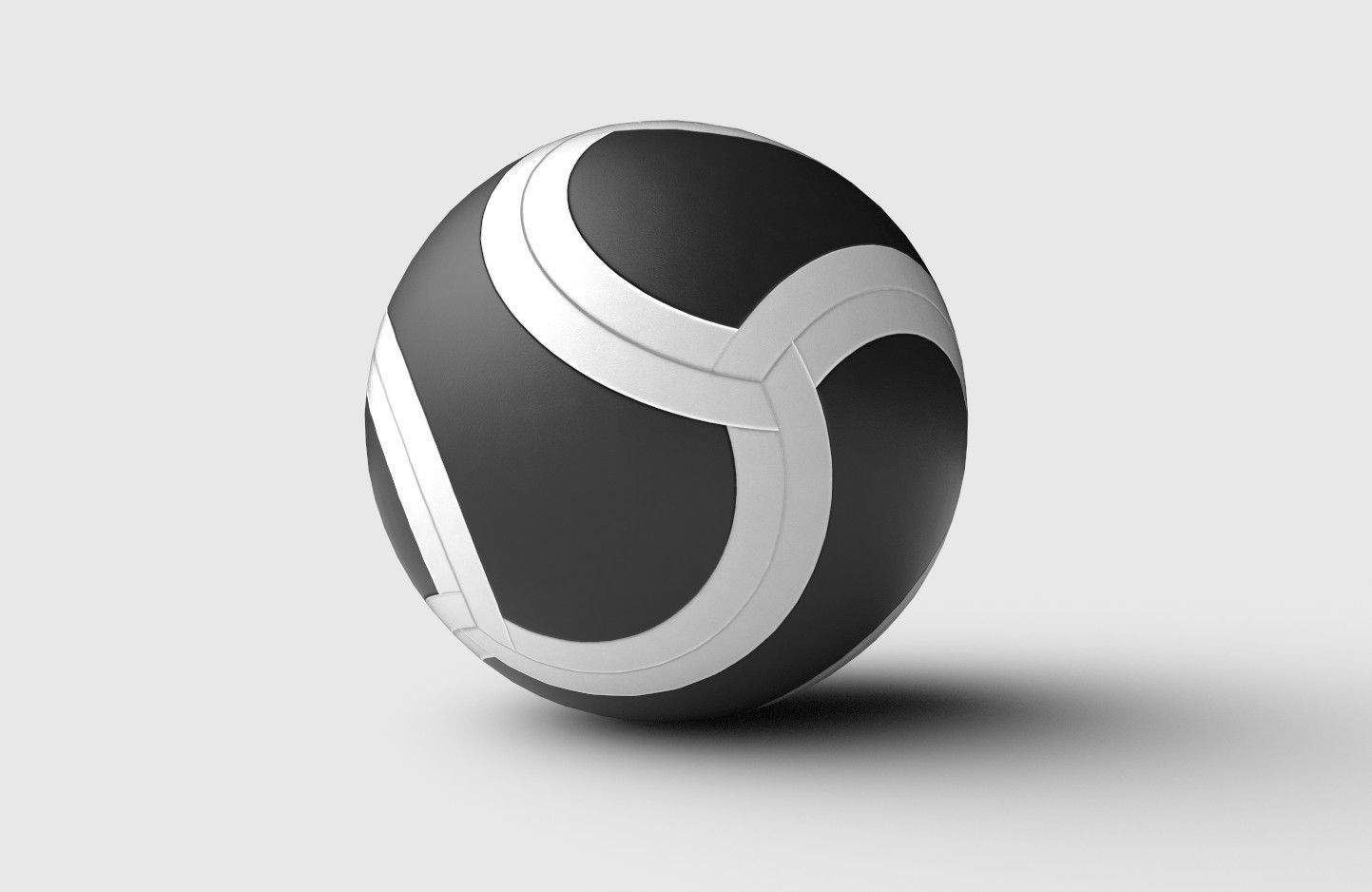 Soccer Ball M01 Low-poly 3D model_1