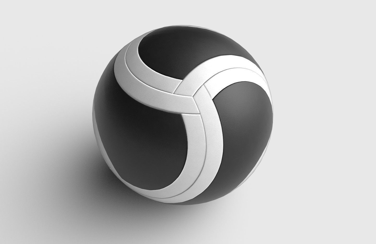 Soccer Ball M01 Low-poly 3D model_4