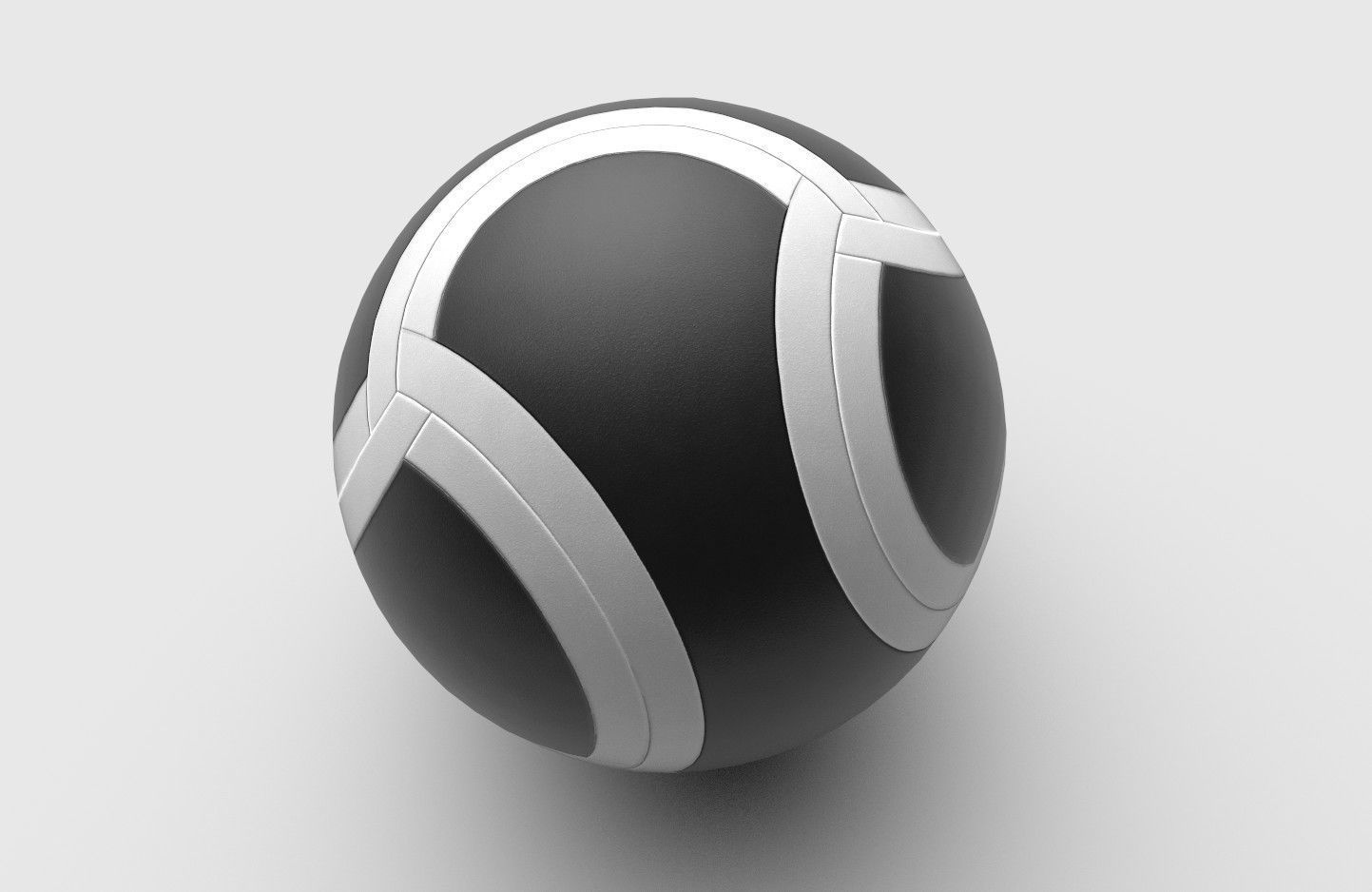 Soccer Ball M01 Low-poly 3D model_7