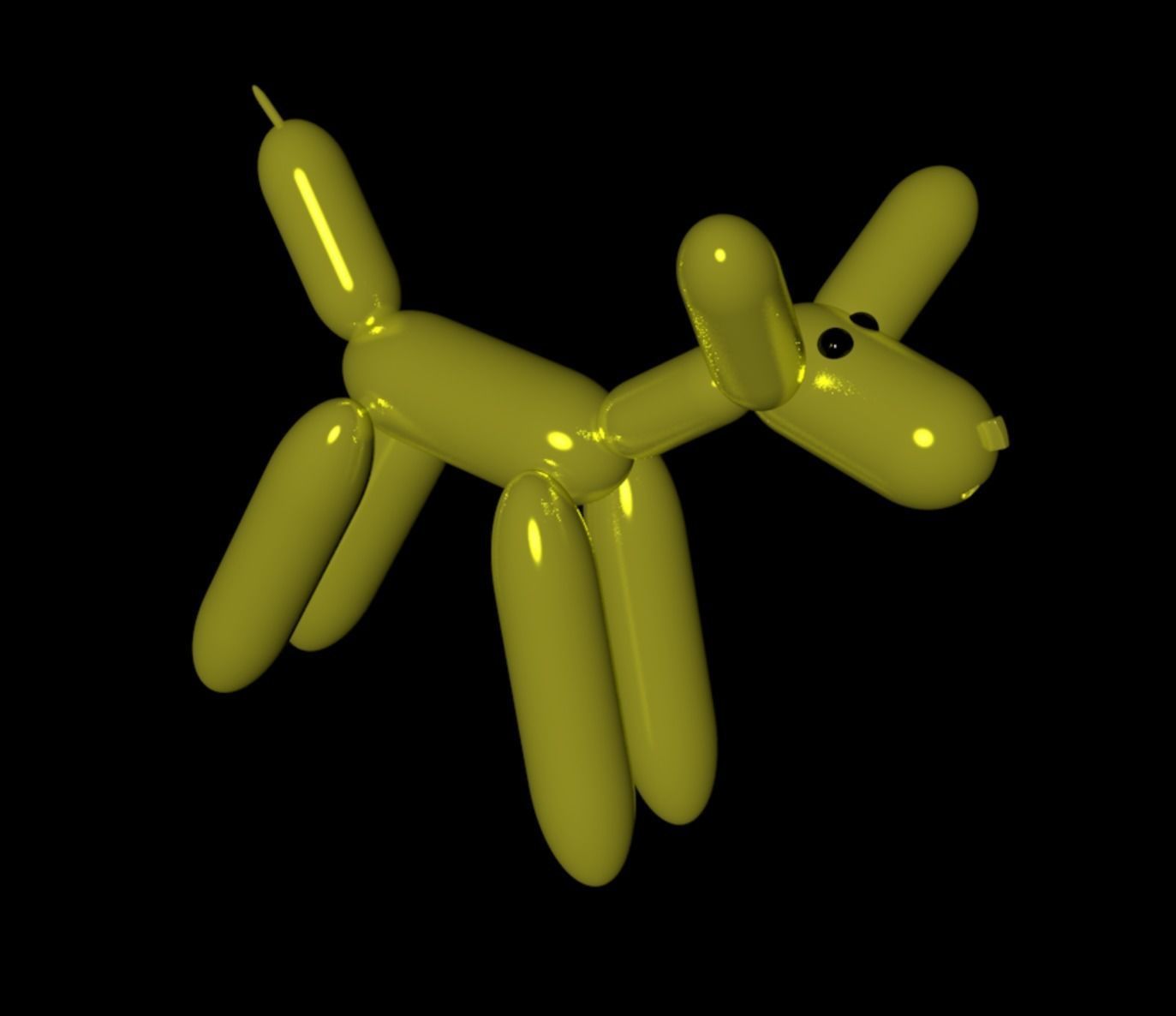 ballon dog 3D model | CGTrader