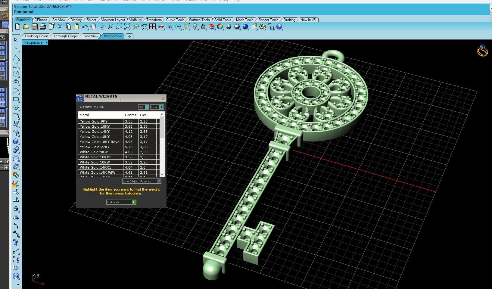 Pendant Keys Style 3D print model_9