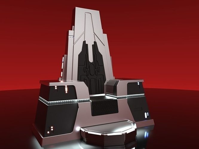 Star Wars Supreme Leader Snoke Throne 6 3 75 and 12inch 3D print model