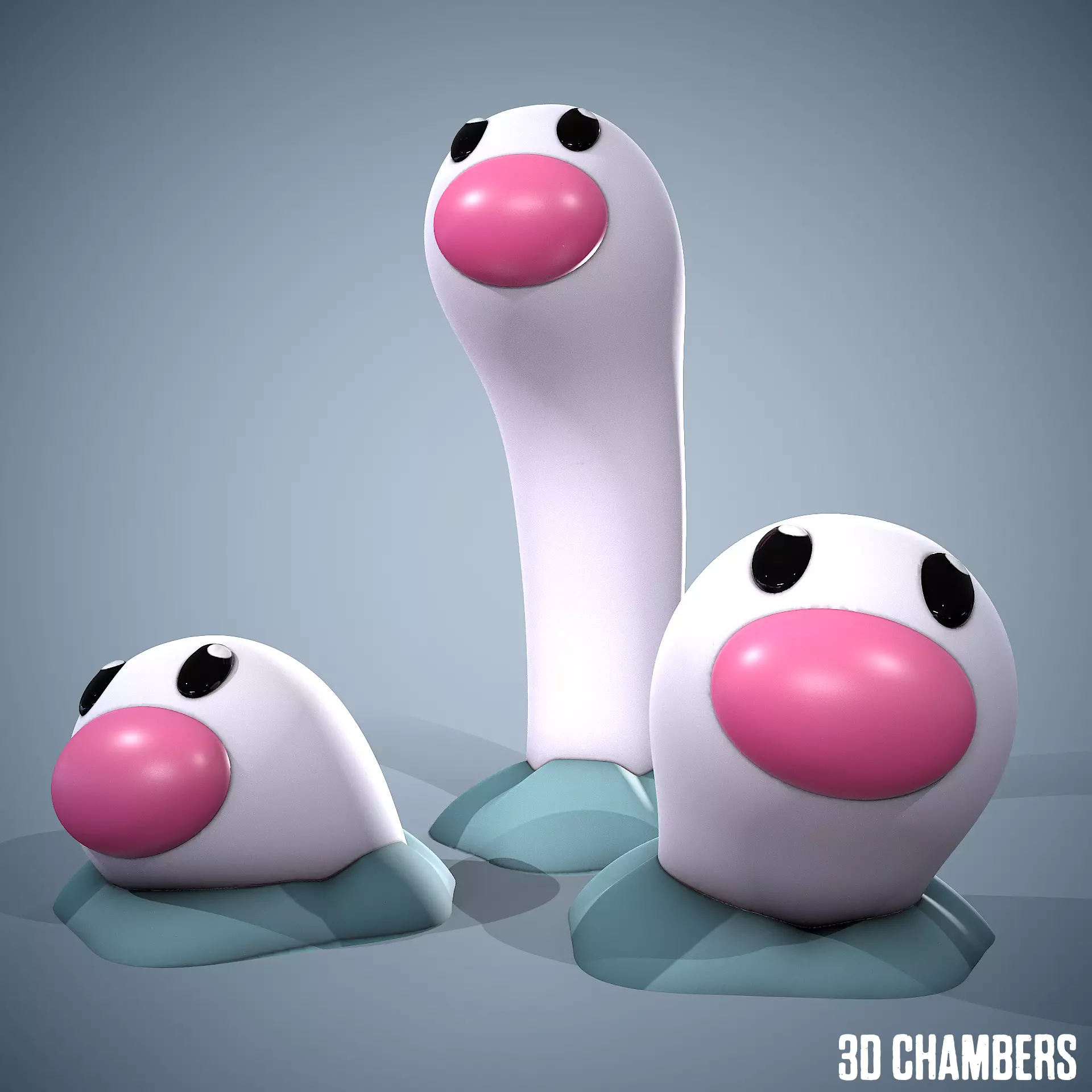 Wiglett STL - POKEMON SCARLET POKEMON VIOLET 3D print model