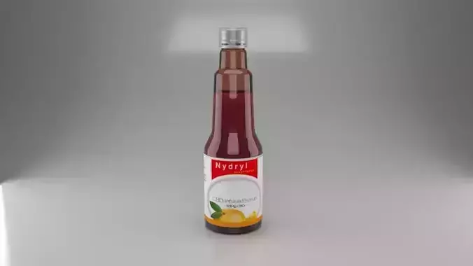 syrup bottle Low-poly 3D model Low-poly 3D model syrup bottle Low-poly 3D model Low-poly 3D model