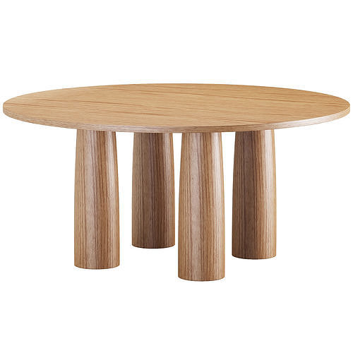 Kettal Il Colonnato Dining Table Low-poly 3D model