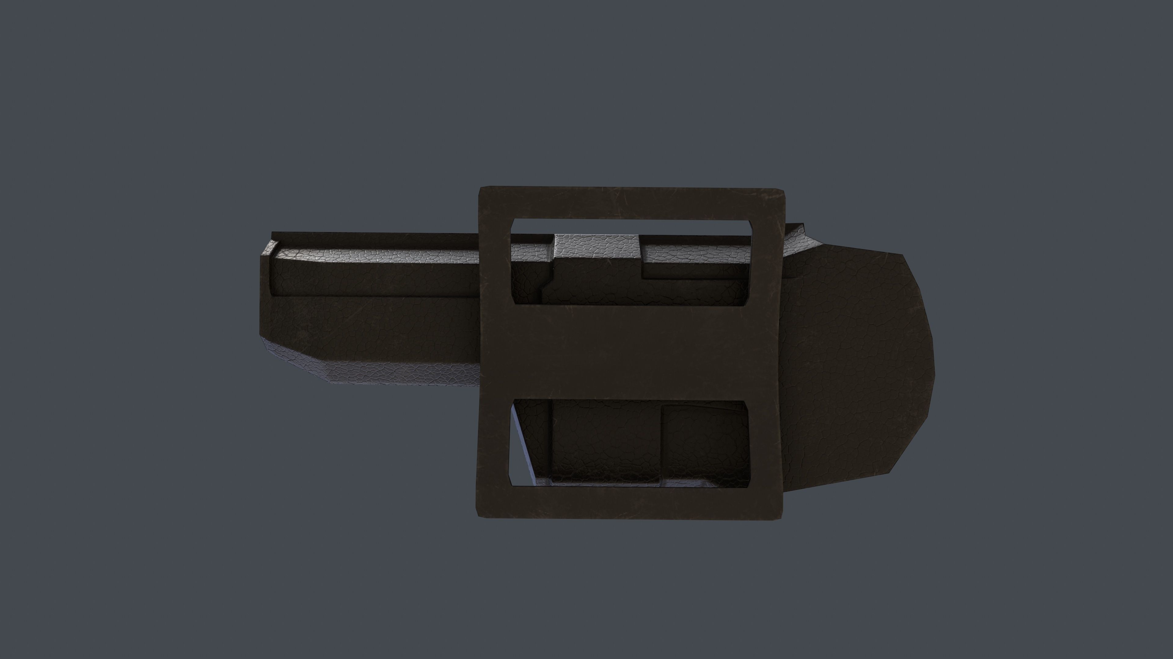 Pistol LR2 with Silencer and Holster Low-poly 3D model_32