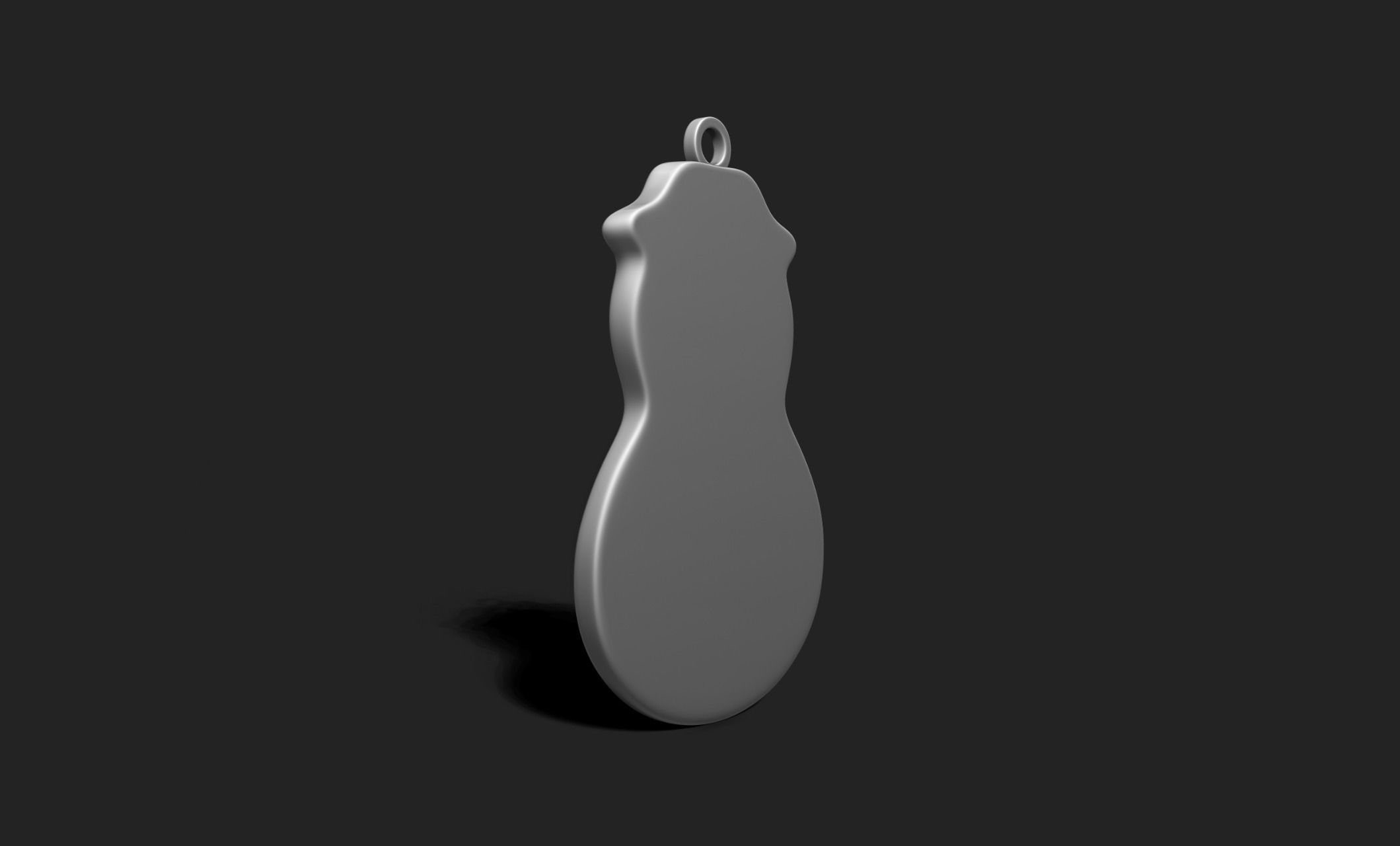 Christmas Cookie Ornament - Pendant - Christmas Tree 1 3D print model_7