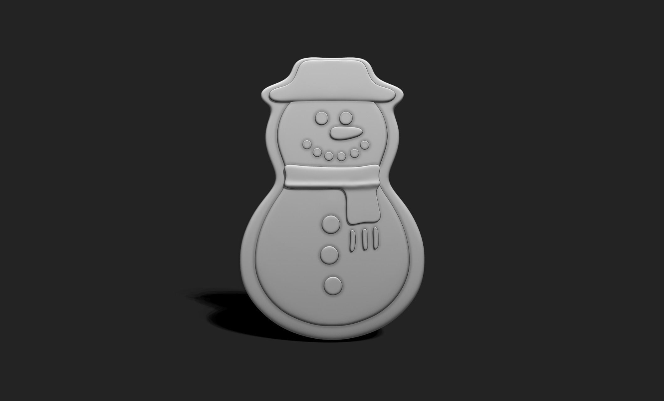 Christmas Cookie Ornament - Pendant - Christmas Tree 1 3D print model_4