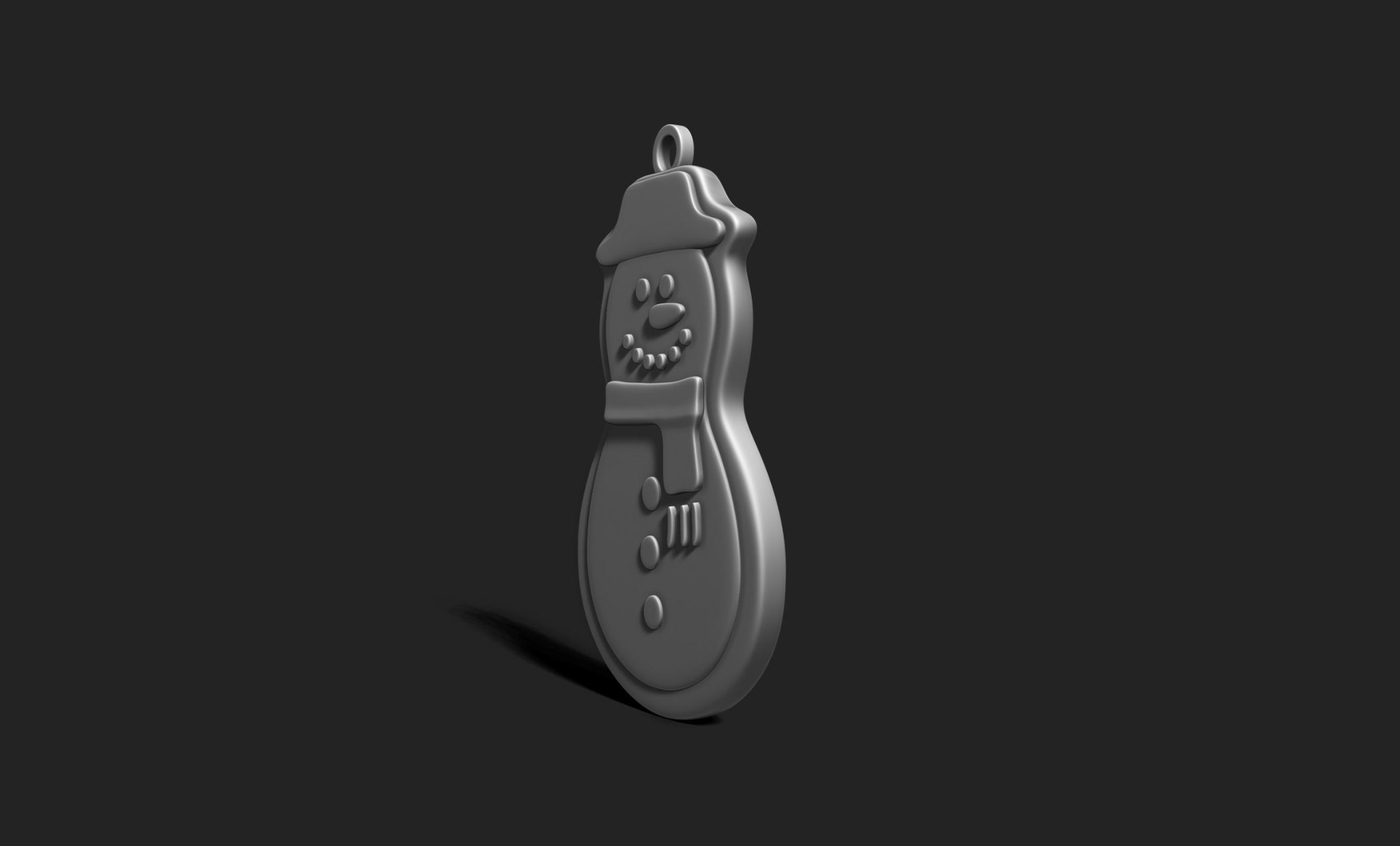 Christmas Cookie Ornament - Pendant - Christmas Tree 1 3D print model_6