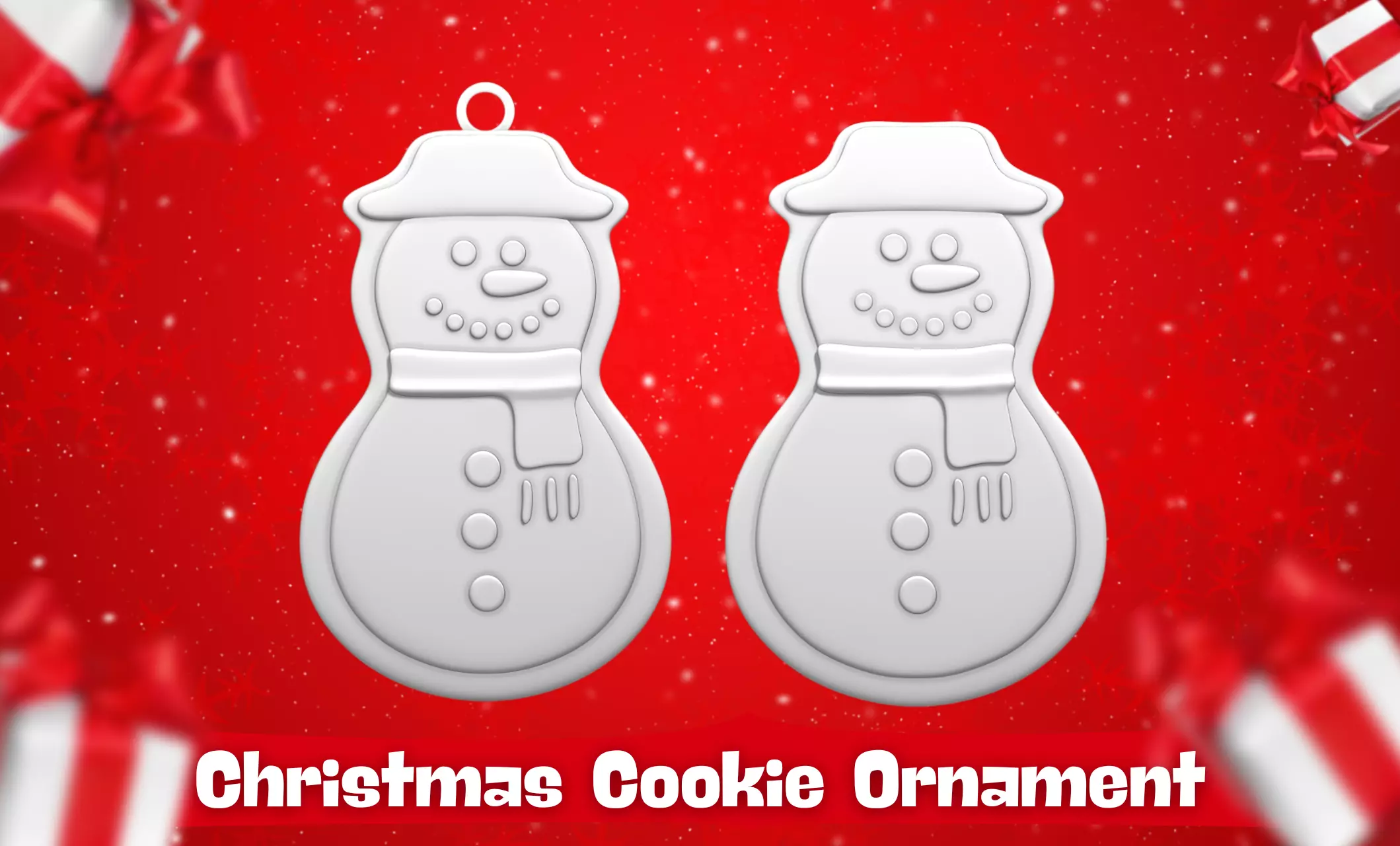 Christmas Cookie Ornament - Pendant - Christmas Tree 1 3D print model_0