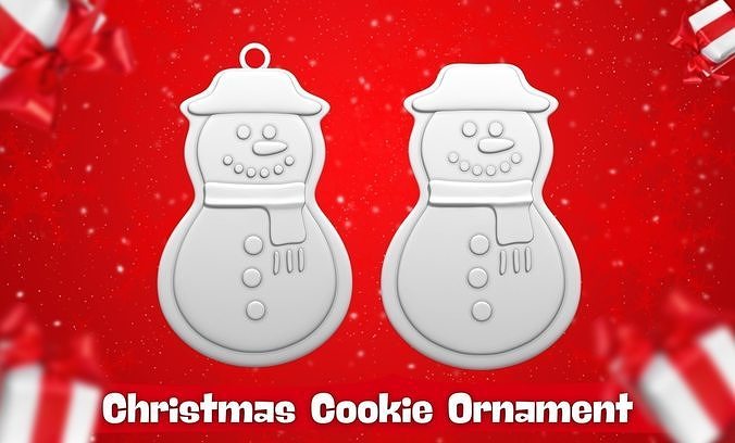 Christmas Cookie Ornament - Pendant -  Christmas Tree 1 3D print model