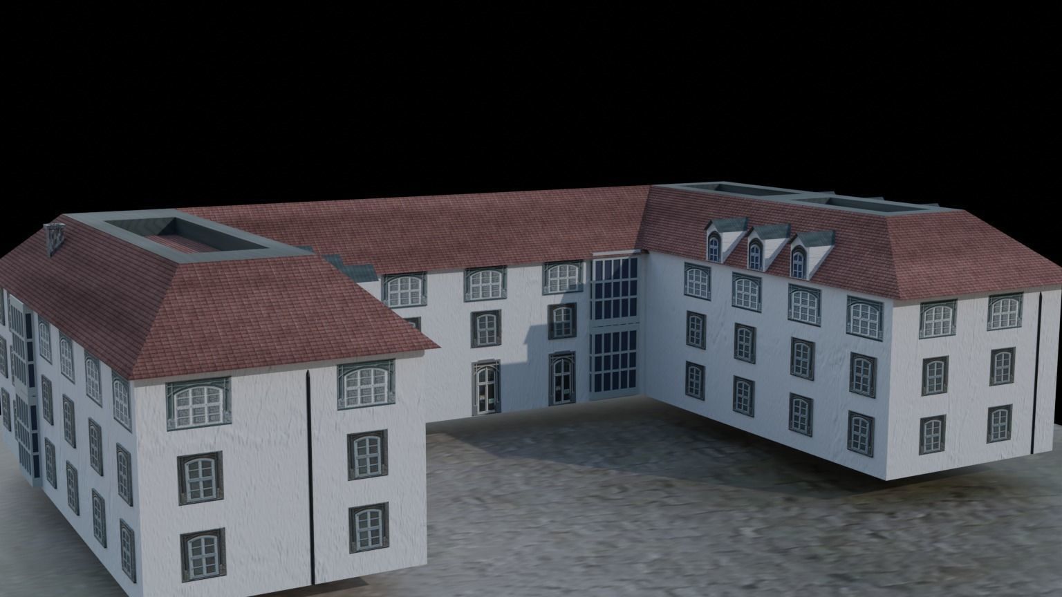 Castle building collection pack 3D model_21